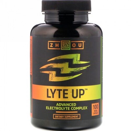 Zhou Nutrition, Lyte Up、アドバンス電解質複合体、植物性カプセル100粒 (Discontinued Item)
