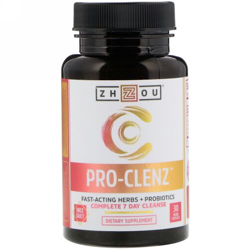 Zhou Nutrition, プロクレンズ、7日間の完全なクレンジング、植物性カプセル30粒 (Discontinued Item)