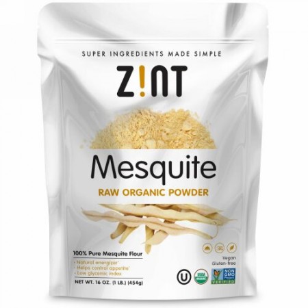 Zint, メスキートオーガニックパウダー、16オンス (454 g)