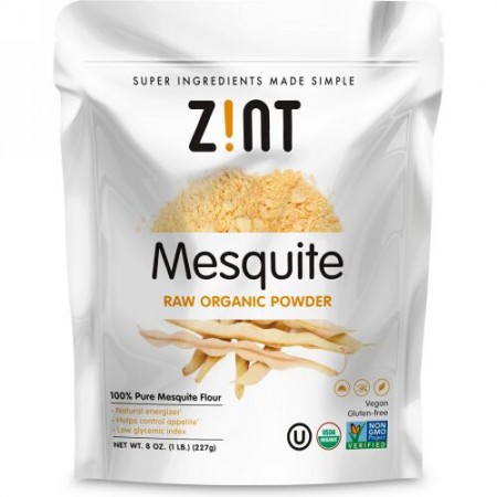 Zint, Mesquite Raw Organic Powder, 8 oz (227 g) (Discontinued Item)