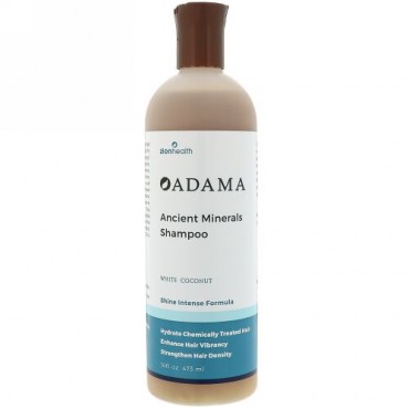 Zion Health, Adama, 古代ミネラルのシャンプー、ホワイト・ココナッツ 16 オンス (473 ml)