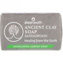 Zion Health, 古代のクレイ石けん、サンダルウッド、6 oz (170 g)