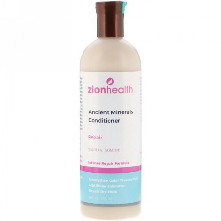 Zion Health, 古代のミネラルコンディショナー、リペア、バニラジャスミン、16液量オンス (473 ml) (Discontinued Item)