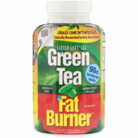 appliednutrition, 緑茶脂肪バーナー、90即効液体ソフトジェル
