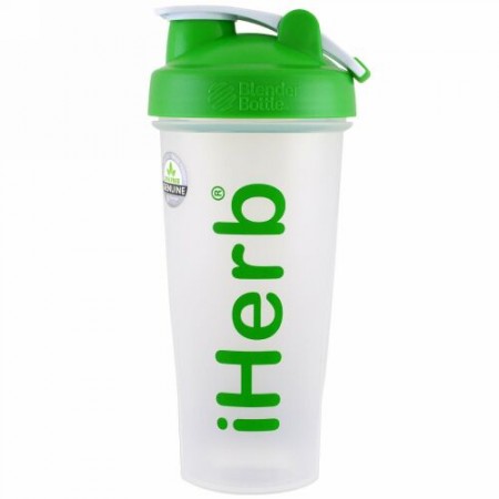 iHerb Goods, ブレンダーボール付きブレンダーボトル、グリーン、28 oz